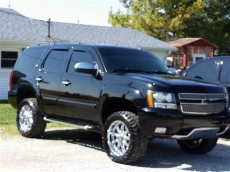 Sell new tahoe, lifted, black, SUV, leather, loaded, excellent ...