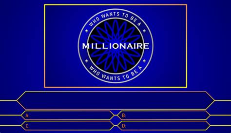 Who Wants To Be A Millionaire Question Template Blank Template - Imgflip