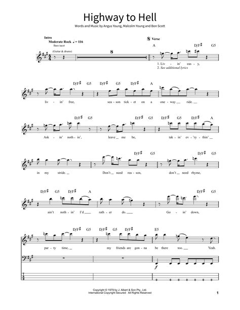 ösztön csomag dugattyú ac dc highway to hell piano sheet music Leeds ...