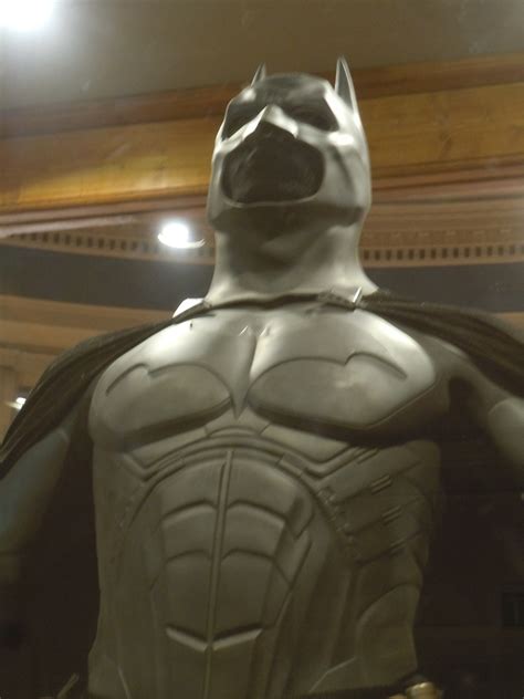 Christian Bale's Bat-Suit from Batman Begins on display... | Hollywood ...