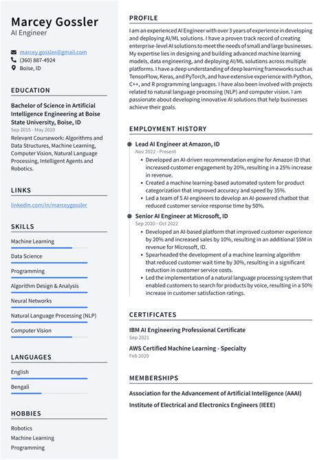 Apple AI Engineer Resume Examples | ResumeCat