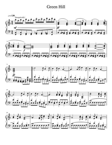 Green Hill Zone [arrangement] Sheet music for Piano (Solo) | Musescore.com