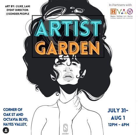 Hayes Valley "Artist Garden" Art & Music Event (SF)