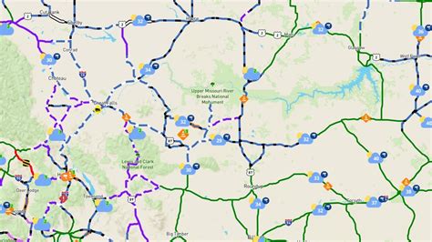 Montana road conditions + winter driving safety