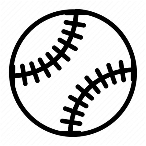 Ball, baseball, outline, set, softball, sports icon - Download on ...