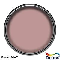 Dulux One coat Pressed petal Matt Emulsion paint, 2.5L | DIY at B&Q