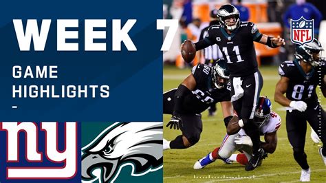 Giants vs. Eagles Week 7 Highlights | NFL 2020 | footballfannetwork.us