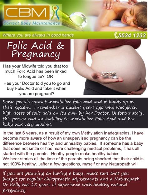 Folic Acid & Pregnancy | Correct Body Maintenance