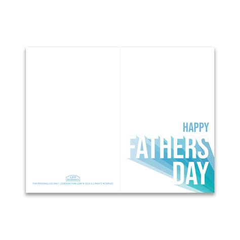 Father's Day Card - Happy Father's Day - Printable in LDS Holiday ...