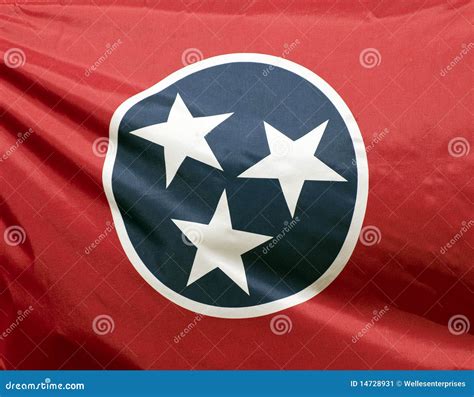 Tennessee State Flag stock image. Image of tourism, waving - 14728931