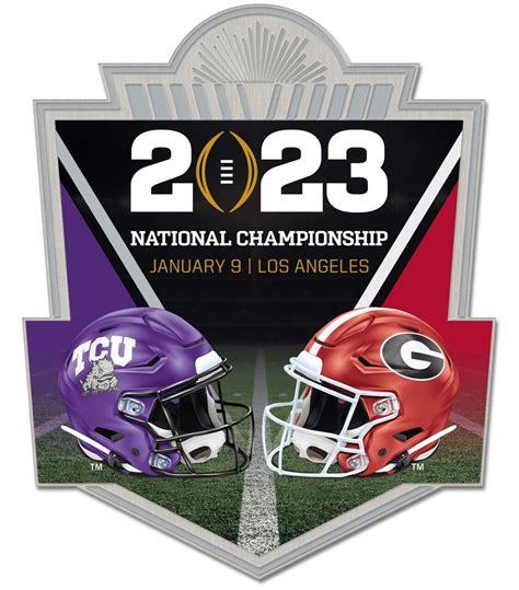 Official 2023 College Football National Championship Game Pin Georgia ...