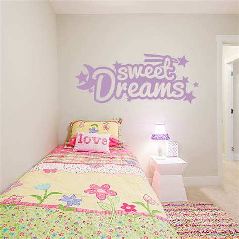 Removable Sweet Dreams Vinyl Wall Art Decal by Wallums | Decal wall art ...