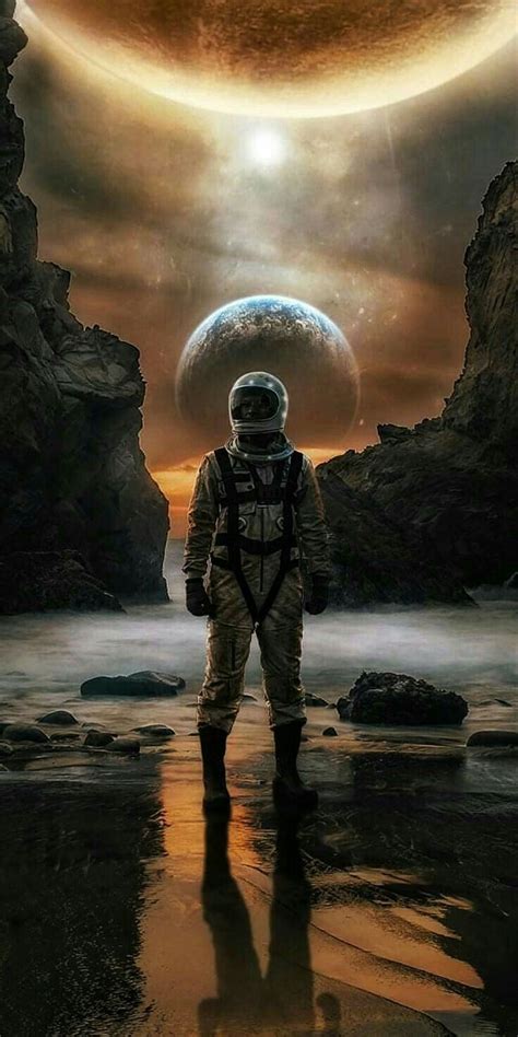 Moon Astronaut Iphone Wallpaper | Astronaut Wallpaper | Astronaut ...