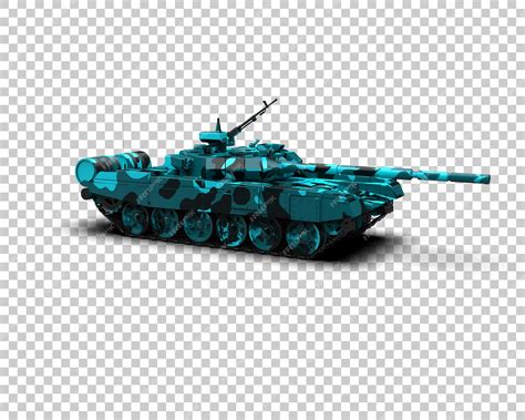 Premium PSD | Armored tank building isolated on background 3d rendering ...