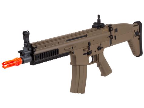 FN SCAR-L AEG Airsoft Rifle, Tan | Pyramyd AIR