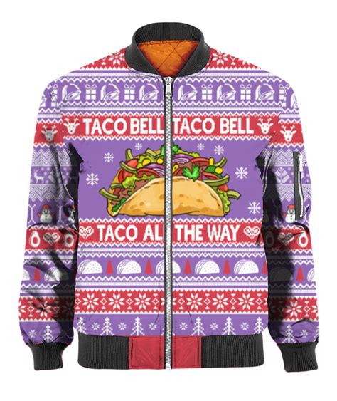 Taco bell Taco all the way Christmas sweater - Endastore.com