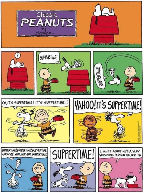 Suppertime | Snoopy funny, Peanuts comic strip, Snoopy cartoon