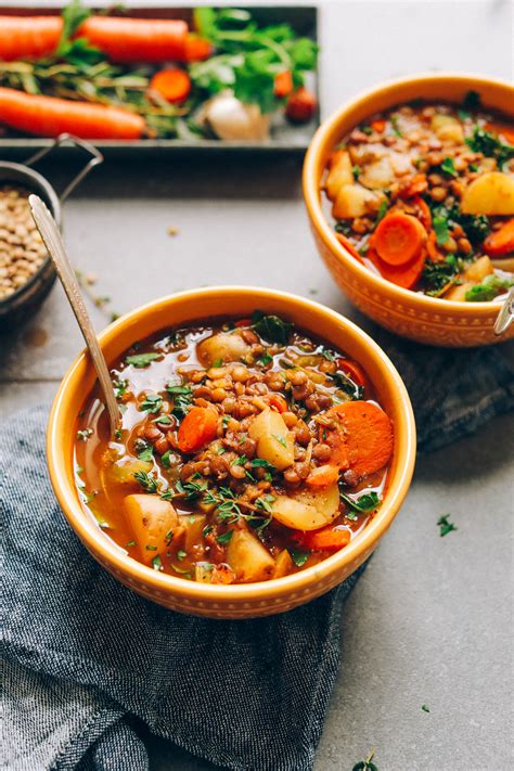 simple lentil soup recipe vegetarian