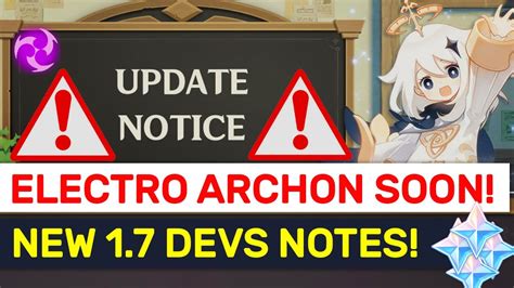 OFFICIAL 1.7 DEVELOPERS NOTES! New Features & Electro Archon Hinted ...