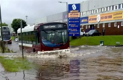 Edinburgh heavy rain floods MP's office amid weather chaos that sparked ...