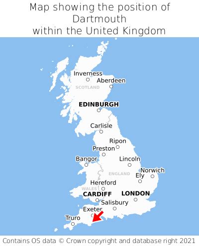 Where is Dartmouth? Dartmouth on a map