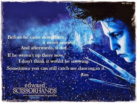 Edward Scissorhands Love Quotes. QuotesGram