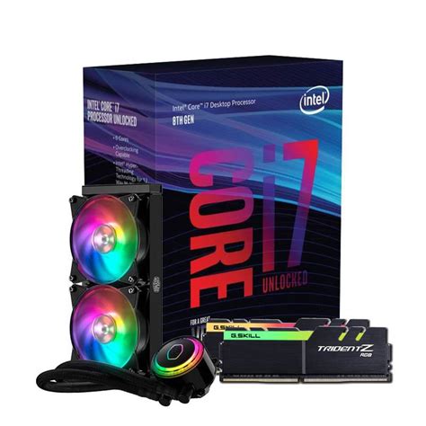 Bundle Deal : Intel Core i7 8700K Memory + CPU Cooler RGB Starter Kits ...