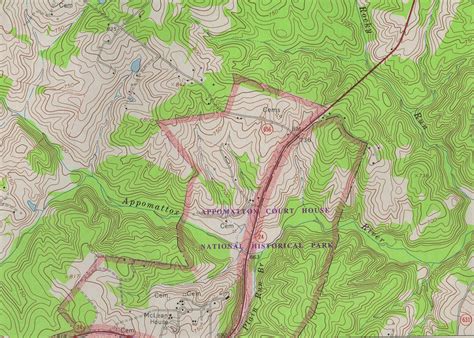 GIS Research and Map Collection: Appomattox, Virginia Topographic Map ...