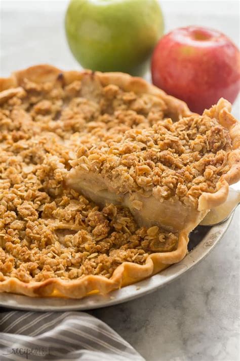 Apple Crumble Pie (the ultimate apple pie) - The Recipe Rebel