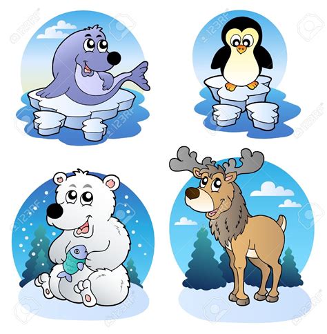 Winter Animals Clipart | Free download on ClipArtMag