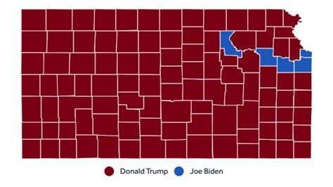 Kansas Election Results 2020: Maps show how state voted for president