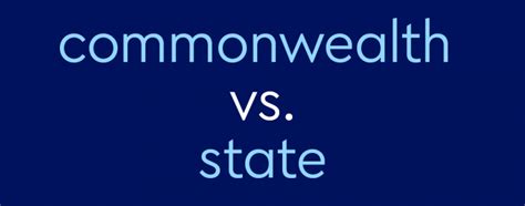 Commonwealth vs. State: What's The Difference? | Dictionary.com