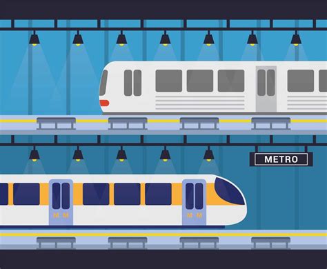 Metro Vector Illustration Vector Art & Graphics | freevector.com