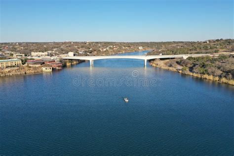 Aerial Shot of the Lake Marble Falls Reservoir during the Day in Texas ...