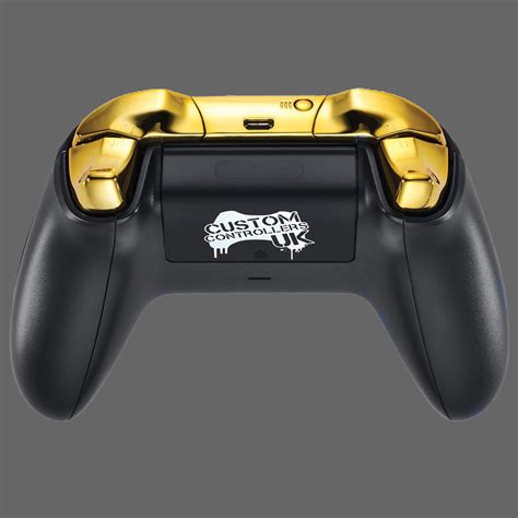 Xbox One Controller // 3D Black + Gold - Custom Controllers - Touch of ...