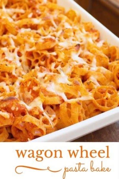 [3 Cheese] Wagon Wheel Pasta Bake - Mom to Mom Nutrition