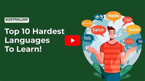 Top 10 Hardest Languages To Learn! - YouTube