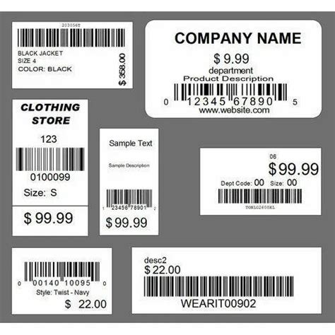 Retail Barcode Label at Rs 250/roll | Barcode Labels in New Delhi | ID ...