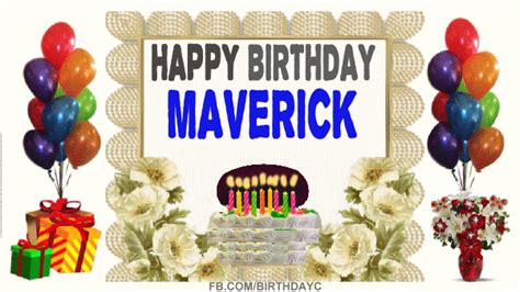 Happy Birthday MAVERICK GIFs | Birthday Greeting | birthday.kim