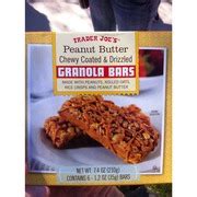 Trader Joe's Granola Bars - Peanut Butter Chewy Coated & Drizzled ...