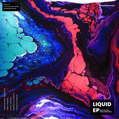 Liquid EP Album Cover Art - Photoshop PSD