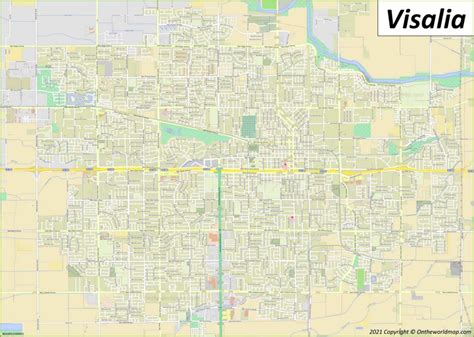 Visalia Map | California, U.S. | Discover Visalia with Detailed Maps