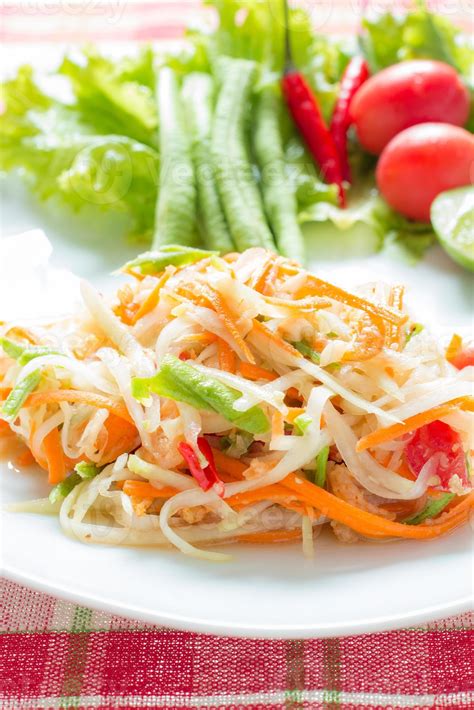 Papaya salad 771782 Stock Photo at Vecteezy