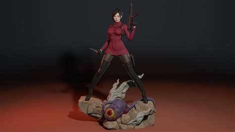 Ada Wong - Resident Evil 4 Remake 3D Model by qaz