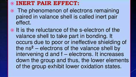 what is inert pair effect? | EduRev Class 12 Question