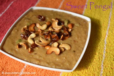 Sweet Pongal Recipe | How To Make Sweet Pongal With Jaggery