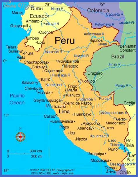 Lima Map Tourist Attractions - ToursMaps.com