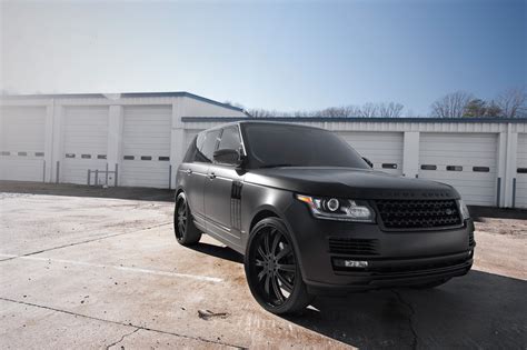 land, sky, Land Rover, black, matte black, rover, 1080P, black matte ...