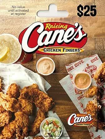 Amazon.com: Raising Cane's Gift Card $25 : Gift Cards