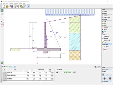 Masonry Wall | Geotechnical Software GEO5